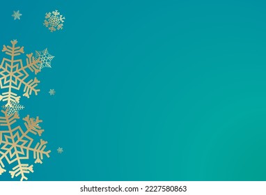 Gray Snowflake Vector Bronze Background. magic Silver Snowfall Card. Snow New Texture.