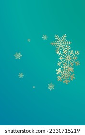 Gray Snowflake Vector Bronze Background. Sky Silver Snowfall Wallpaper. Snow magic Design.