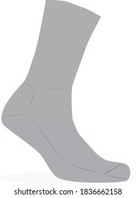 gray socks as part of clothing
