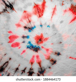 Gray Spiral Tie Dye. Circle Spiral Curve. Abstract Dyed Grunge Swirl. Hippie Colorful Batik. Brush Gray Tie Dye. Vector Dyed Print. Blue Swirl Watercolour. Spiral Dirty Circle. Spiral Red Background