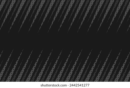 Gray sports background design with sharp lines and halftone texture pattern
