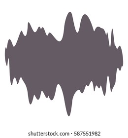 gray spot. grey blot. white background. vector illustration.