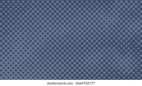 Fondo de semitono cuadrado gris. Patrón a cuadros. Diseño de textura ondulada.