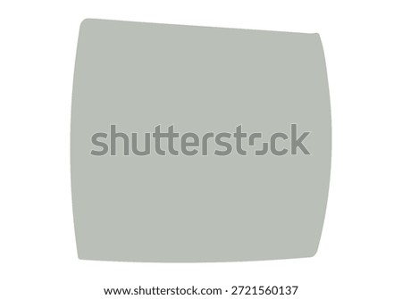 Gray square with slightly curved edges for backgrounds and graphic design elements