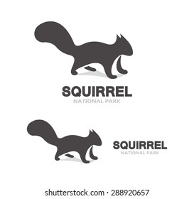 Gray squirrel logo 