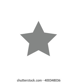 Gray star vector symbol illustration