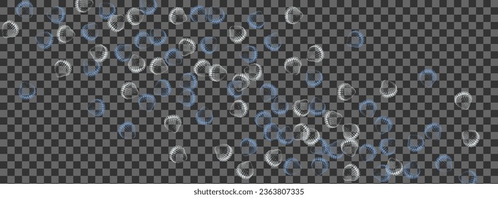 Gray Starfish Background Transparent Vector. Oyster Decoration Pattern. Pretty Design. Blue Shellfish Whimsical Illustration.