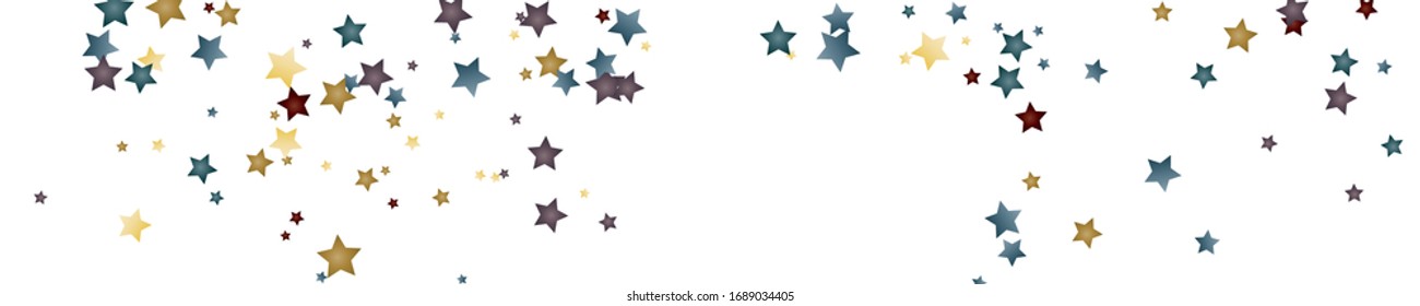 Fondo de las estrellas grises. Textura amarilla aislada. Símbolo confetti marrón. Símbolo Gold Starry. Cielo de verano. Símbolo de Navidad. Diseño llamativo. Diseño de celebración. 