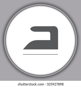 Gray Steam iron icon 