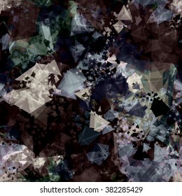 Gray stones. Grunge seamless vector background for your design. The effect of watercolors and blur