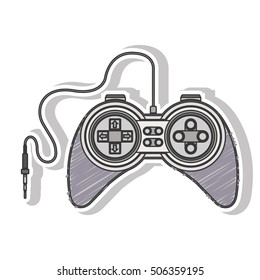 gray striped remote control games with jack connector