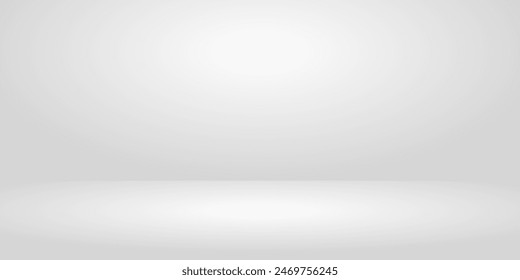 Gray studio background or backdrop 3D room lightbox