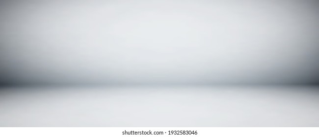 Gray Studio Wall And Floor Background. Use As Montage For Product Display