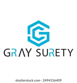 The Gray Surety Logo For financial security and building projects Company. Text Logo Royalty-Free Images, Stock Photos 