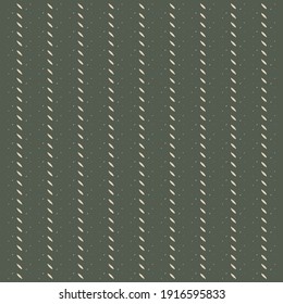 Gray surface, simply patterned with tiny dots and parallel stripes formed by small aligned white patches. Upholstery or wallpaper texture.