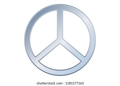 Gray symbol of peace.