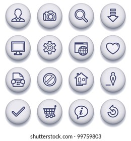 Gray symbols for web 3