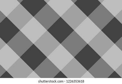 Gray tablecloth gingham pattern background for plaid,tablecloths for textile articles,cell,vector illustration.EPS-10.