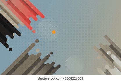 gray template banner with gradient color. Design with liquid shape. rounded rectangular geometrical shapes abstract background cover, banner, flyer, brochure elegant corporate website and social media