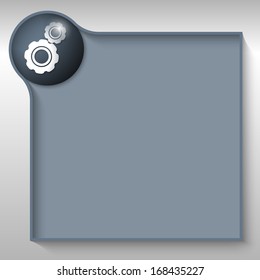 gray text box for any text with sprockets