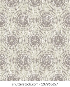 Gray texture with art deco motifs & circular shapes similar to wood cuts on splattered background. Texture for web, print, fashion fabric, textile,wedding invitation background or presentation slide