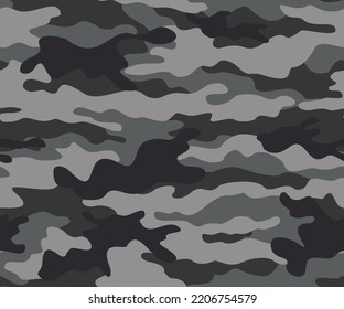
gray texture camouflage modern design, seamless pattern, classic print