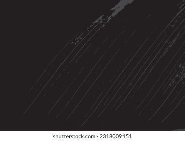Gray texture grunge background. Luxury black and white metal vector background.  Black gradient background with distressed cracked concrete texture. 