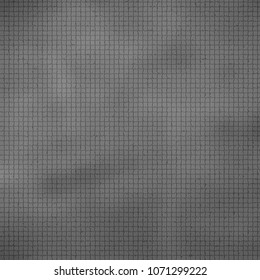 Gray texture mosaic. Effect grey pixels. Vintage black and white backdrop. Stone masonry. Abstract monochrome pattern background for design. Grunge texture. Eps10 vector illustration.