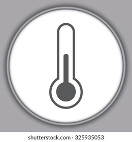 Gray Thermometer icon