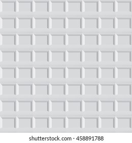 Gray tile geometric texture. Vector seamless background.