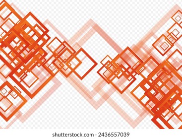 Gray Tile Modern Vector Transparent Background. Abstract Element Texture. White Business Wallpaper. Light Style Poster.