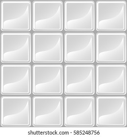 Gray tiles texture seamless pattern vector illustration