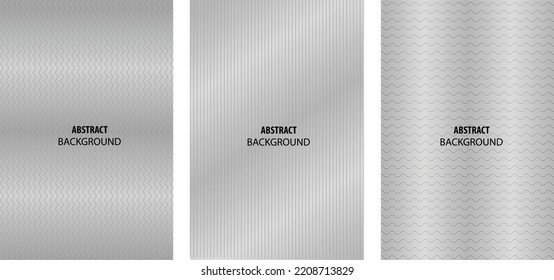 Gray tones patterns abstract on gradient background. Vector illustration.