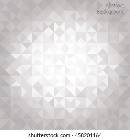 Gray Tones Triangle Abstract Background - Vector EPS10 