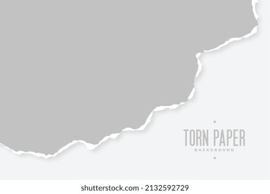 gray torn paper sheet texture background