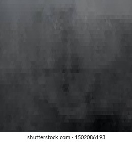 Gray triangle abstract background. Vector pattern of colored geometric shapes.