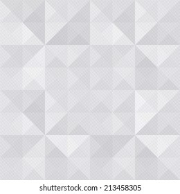 Gray triangle and lines pattern for background.