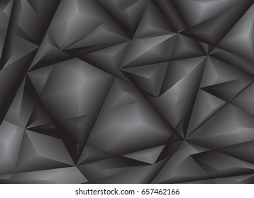 Gray triangular abstract background.