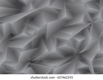 Gray triangular abstract background.