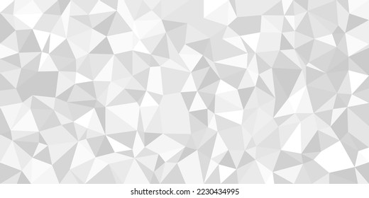 Gray triangular abstract background. Trendy vector illustration.