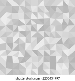 Fondo abstracto triangular gris. Ilustración vectorial de moda.