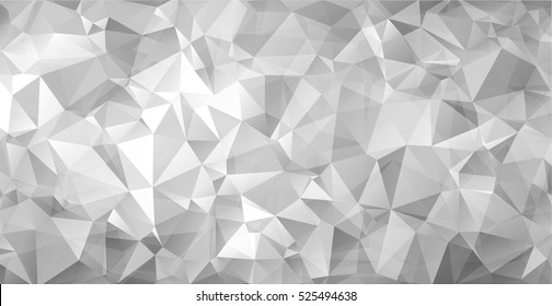 Gray triangular abstract background. Trendy vector illustration.