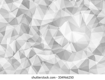Gray triangular geometric background. Vector illustration 