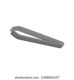 Gray Tweezers Icon Vector Design.