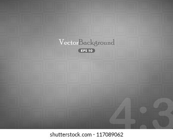 Gray vector background with geometric elements