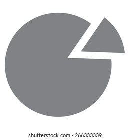 gray Vector Business Growing Chart Presentation Icon
