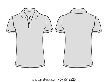 Grey Polo Shirt Stock Illustrations, Images & Vectors | Shutterstock