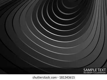 Gray vector metallic design template - Abstract gray background illustration template