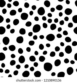 Gray vector seamless backdrop with dots, spots. Colorful illustration with blurred circles in nature style. Template for business cards, websites.