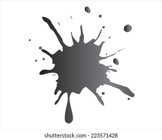 Gray vector splash.